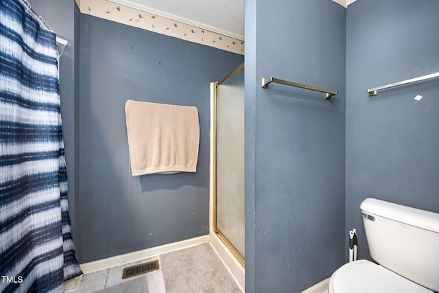 104 Fairfield Dr, Goldsboro, NC 27530 - full bath with a stall shower and a textured ceiling