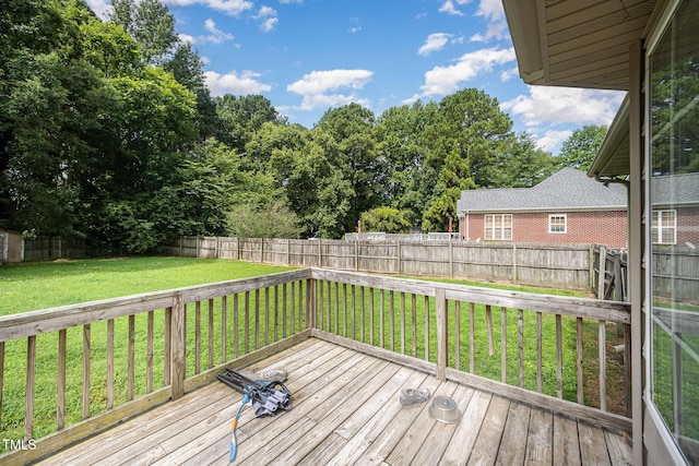 104 Fairfield Dr, Goldsboro, NC 27530 - deck with a fenced backyard