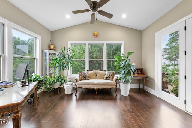 1089 Queensdale Dr, Cary, NC 27519 - living area with ceiling fan and wood finished floors