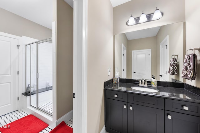 1089 Queensdale Dr, Cary, NC 27519 - bathroom with a shower stall and vanity