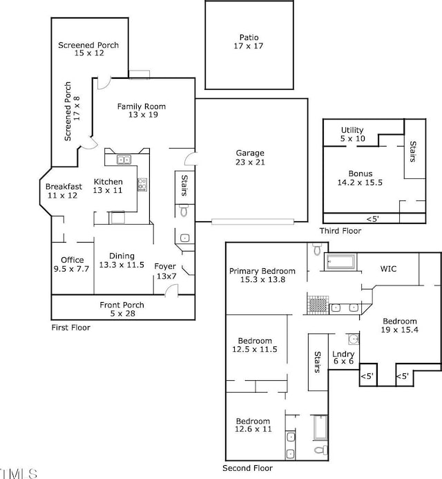 109 Gullane Ct, Apex, NC 27502 - view of floor plan / room layout