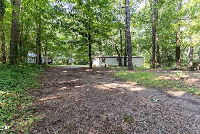 3170 Loblolly Ln, Wake Forest, NC 27587 - view of yard with an outbuilding