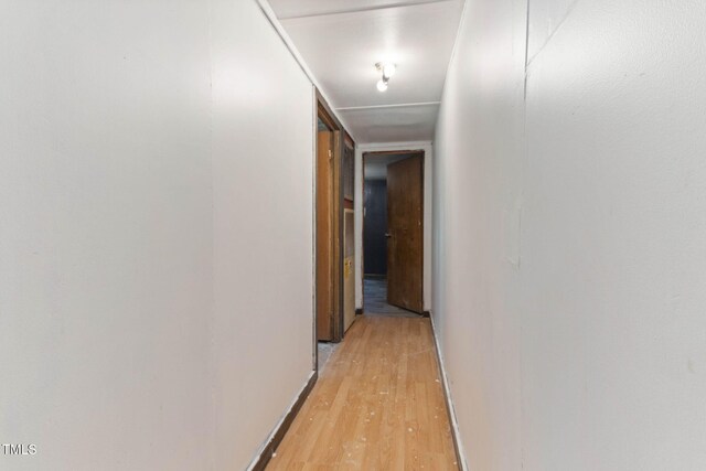 3170 Loblolly Ln, Wake Forest, NC 27587 - hall with light wood-style flooring and baseboards