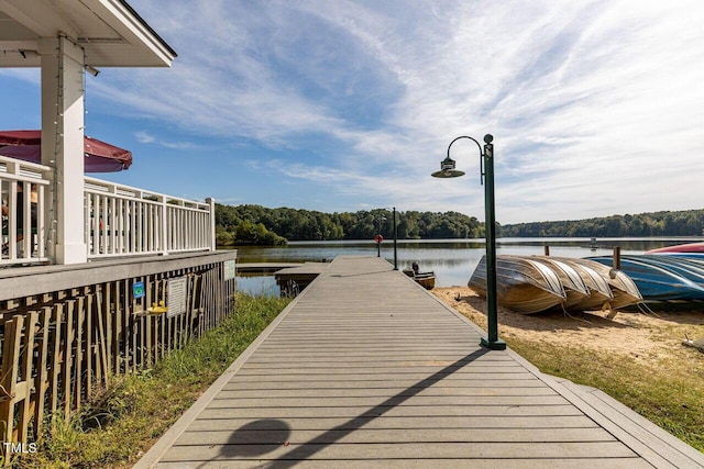 5032 Salem Ridge Rd, Holly Springs, NC 27540 - dock with a water view
