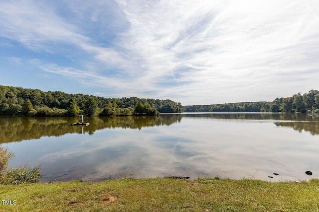 5032 Salem Ridge Rd, Holly Springs, NC 27540 - water view featuring a heavily wooded area