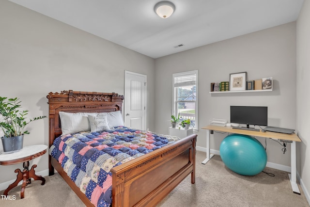 115 Creech Place Dr, Benson, NC 27504 - bedroom with carpet and an office area