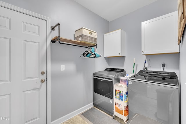 115 Creech Place Dr, Benson, NC 27504 - washroom featuring washer and clothes dryer and cabinet space