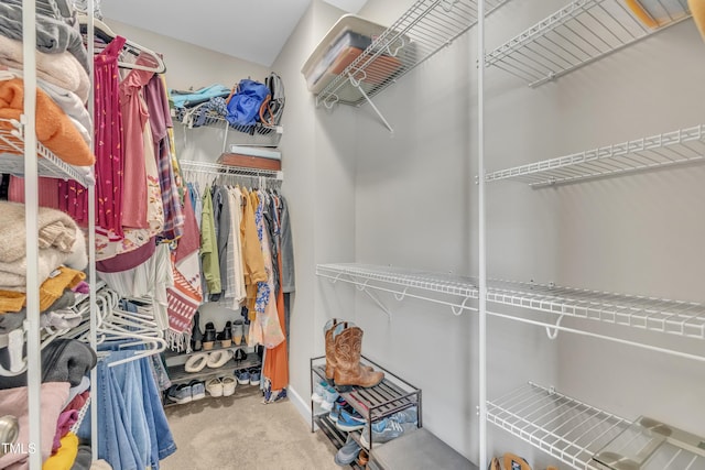 115 Creech Place Dr, Benson, NC 27504 - walk in closet featuring carpet flooring
