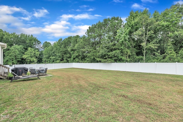 115 Creech Place Dr, Benson, NC 27504 - view of yard with a patio area