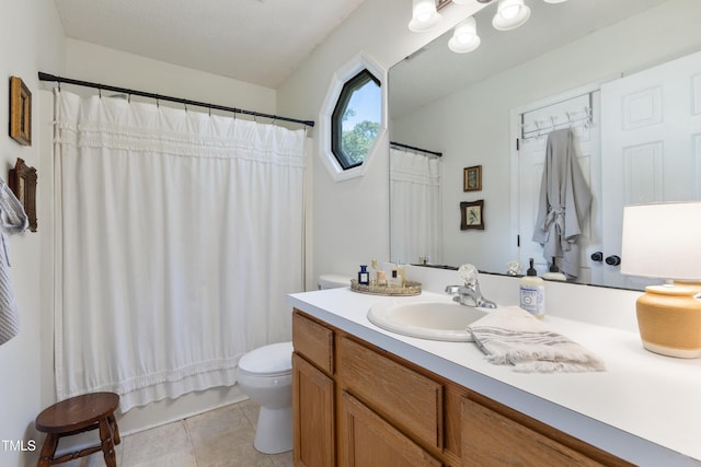 107 Leighton Pl, Knightdale, NC 27545 - bathroom with vanity and tile patterned floors
