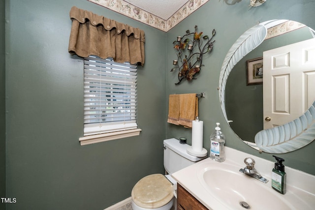 501 Dandelion Ct, Raleigh, NC 27610 - half bathroom featuring toilet and vanity
