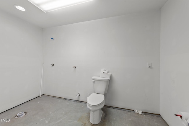 7390 NC-50, Angier, NC 27501 - bathroom with concrete flooring and toilet