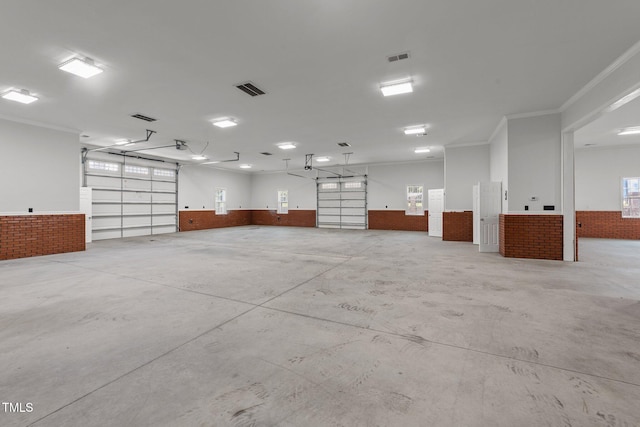 7390 NC-50, Angier, NC 27501 - garage featuring wainscoting