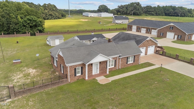 7390 NC-50, Angier, NC 27501 - aerial view of property and surrounding area