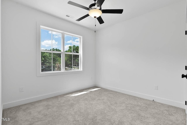 140 E End Ave, Durham, NC 27703 - carpeted empty room with a ceiling fan and baseboards