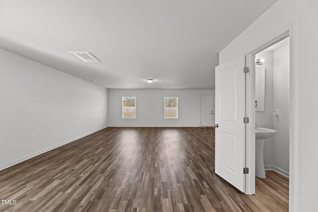 9059 Shallow Creek Trl, Bailey, NC 27807 - spare room with dark wood-style flooring