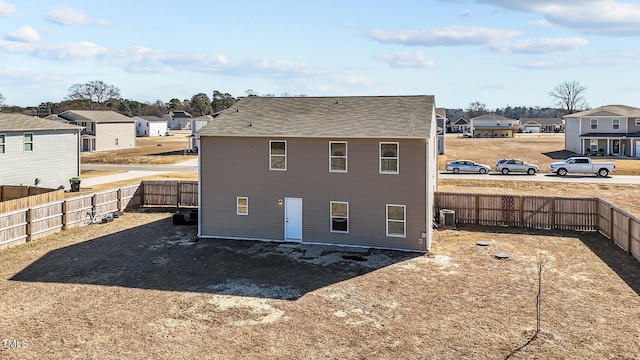 9059 Shallow Creek Trl, Bailey, NC 27807 - back of house with a residential view and a fenced backyard