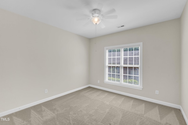 4710 Ludwell Branch Ct, Raleigh, NC 27612 - carpeted empty room with baseboards and ceiling fan