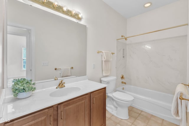 4710 Ludwell Branch Ct, Raleigh, NC 27612 - bathroom with vanity, shower / washtub combination, and tile patterned floors