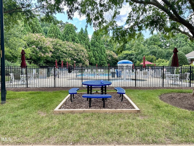 4710 Ludwell Branch Ct, Raleigh, NC 27612 - view of play area featuring a community pool