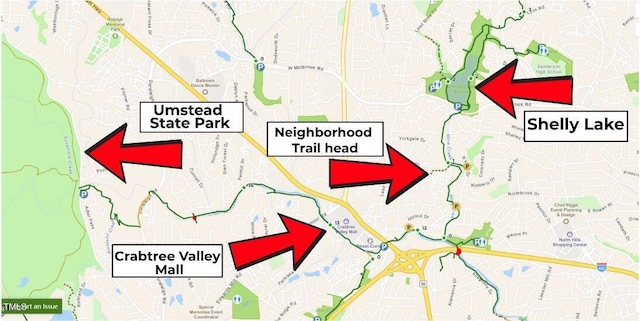 4710 Ludwell Branch Ct, Raleigh, NC 27612 - map / location