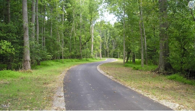 4710 Ludwell Branch Ct, Raleigh, NC 27612 - view of asphalt road with a view of trees