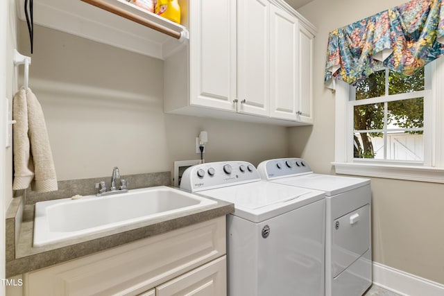 2512 Stewart St, Fuquay Varina, NC 27526 - laundry area with independent washer and dryer and cabinet space