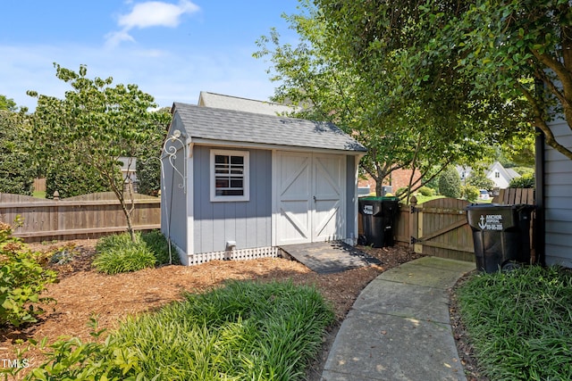 2512 Stewart St, Fuquay Varina, NC 27526 - view of shed with a gate