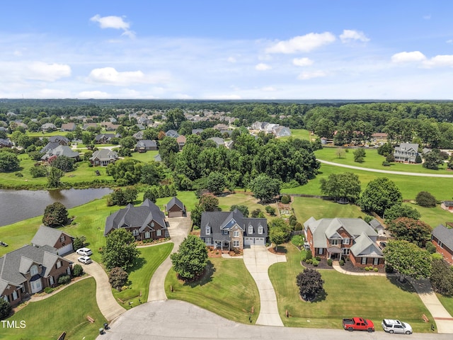 2512 Stewart St, Fuquay Varina, NC 27526 - aerial view of residential area with a nearby body of water