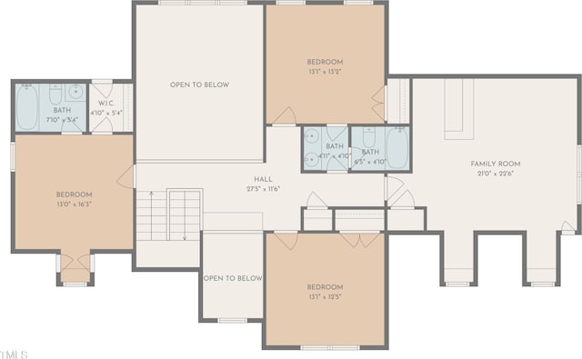 2512 Stewart St, Fuquay Varina, NC 27526 - view of floor plan / room layout