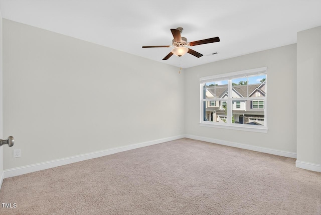305 Lionel St, Durham, NC 27705 - unfurnished room featuring light colored carpet and a ceiling fan