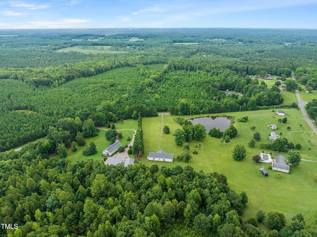 9633 Grassy Creek Rd, Bullock, NC 27507 - drone / aerial view of a forest