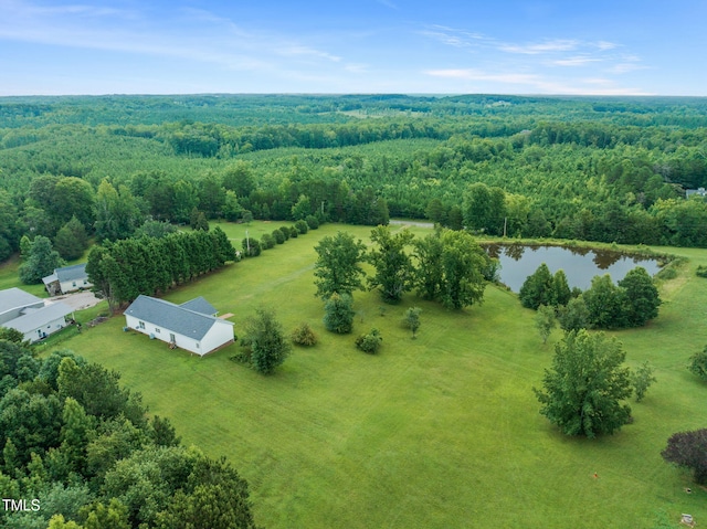 9633 Grassy Creek Rd, Bullock, NC 27507 - view of rural area featuring a forest and a nearby body of water