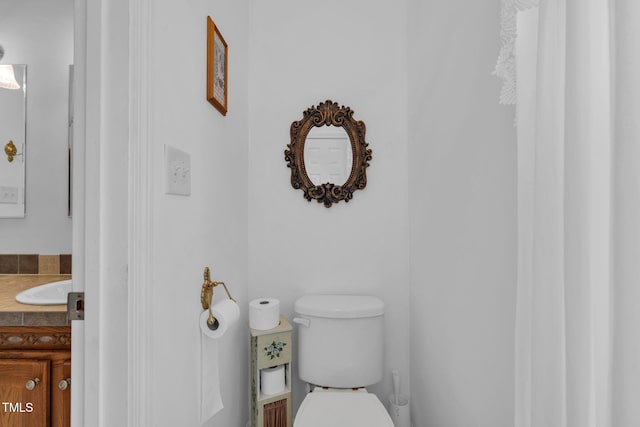 9633 Grassy Creek Rd, Bullock, NC 27507 - bathroom featuring toilet and vanity
