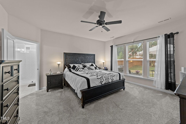 2370 Friars Head Ct, Fuquay Varina, NC 27526 - carpeted bedroom with baseboards and a ceiling fan