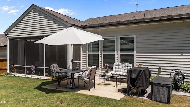 2370 Friars Head Ct, Fuquay Varina, NC 27526 - view of patio with area for grilling