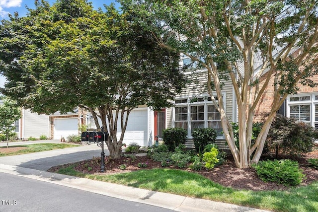 4742 Ludwell Branch Ct, Raleigh, NC 27612 - obstructed view of property with concrete driveway