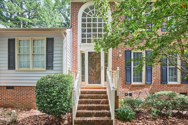119 Heatherwood Dr, Apex, NC 27502 - property entrance with crawl space