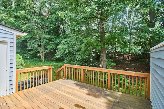 119 Heatherwood Dr, Apex, NC 27502 - view of deck