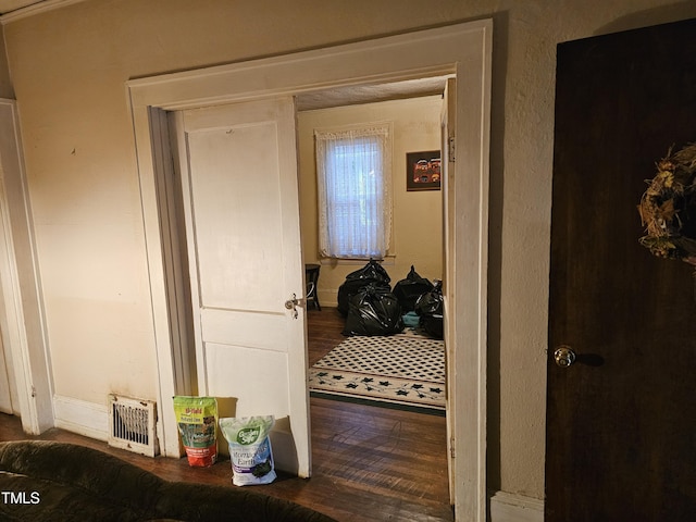 2928 N Patterson Ave, Winston-Salem, NC 27105 - corridor with wood finished floors and baseboards