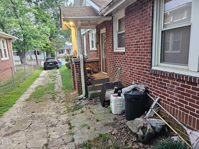 2928 N Patterson Ave, Winston-Salem, NC 27105 - view of home's exterior with brick siding and driveway