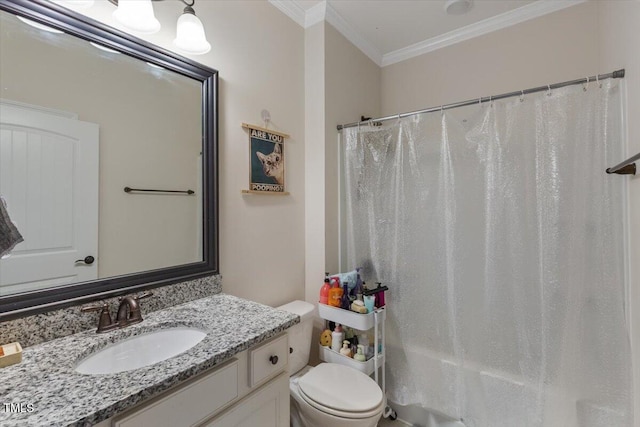 470 Duggins Pt, Apex, NC 27523 - full bath with crown molding, vanity, and shower / bath combo