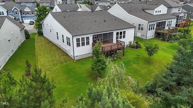 470 Duggins Pt, Apex, NC 27523 - aerial perspective of suburban area