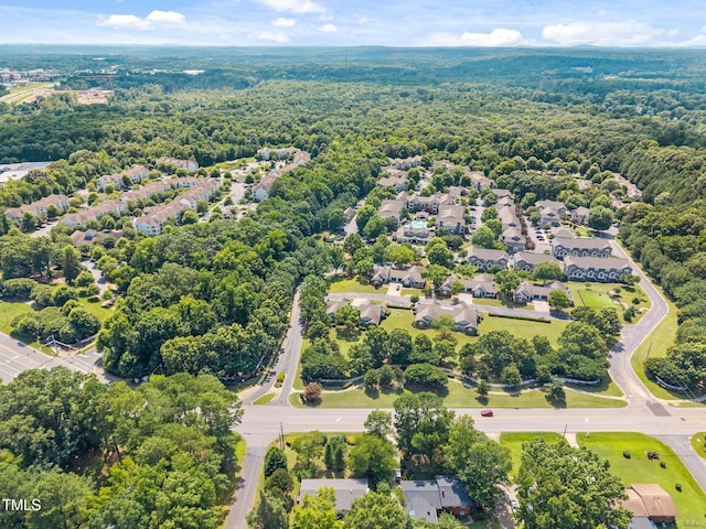 4011 Garrett Rd, Durham, NC 27707 - aerial view of residential area with a forest