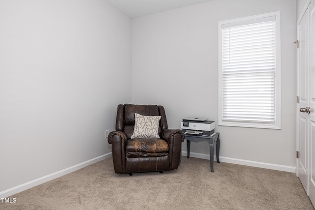 331 Sturgeon St, Smithfield, NC 27577 - living area featuring carpet floors and baseboards