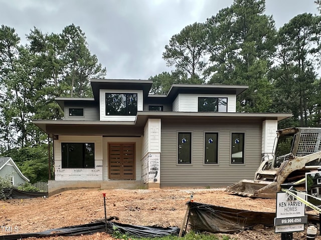 7809 Haymarket Ln, Raleigh, NC 27615 - view of front facade with covered porch