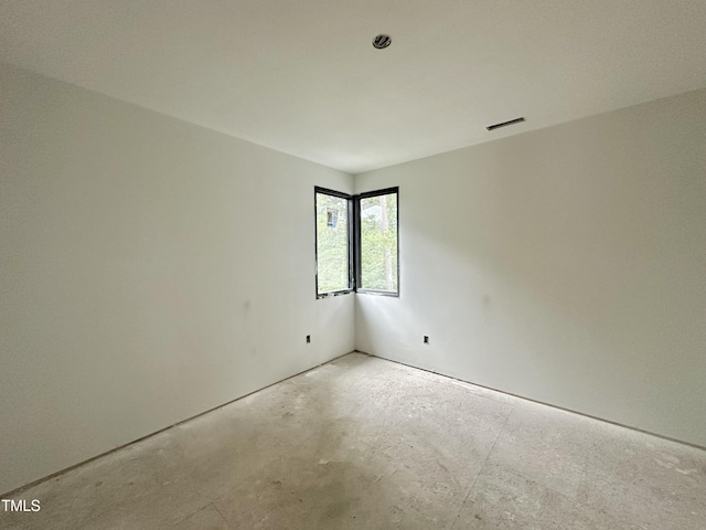 7809 Haymarket Ln, Raleigh, NC 27615 - unfurnished room with unfinished concrete floors