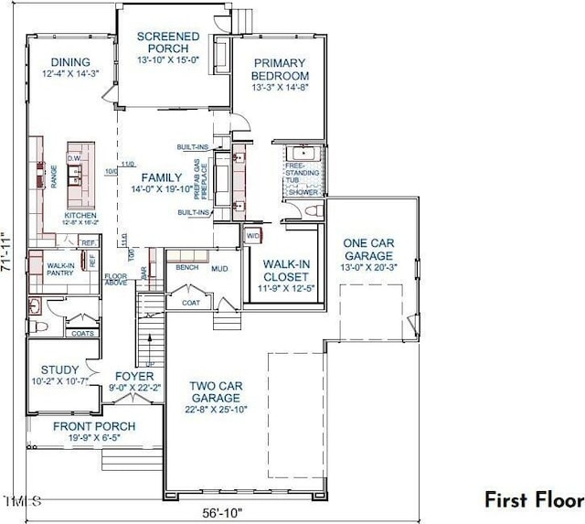 7809 Haymarket Ln, Raleigh, NC 27615 - view of property floor plan