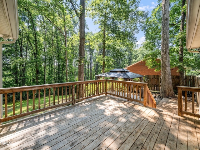 129 Nottingham Ct, Youngsville, NC 27596 - view of wooden terrace
