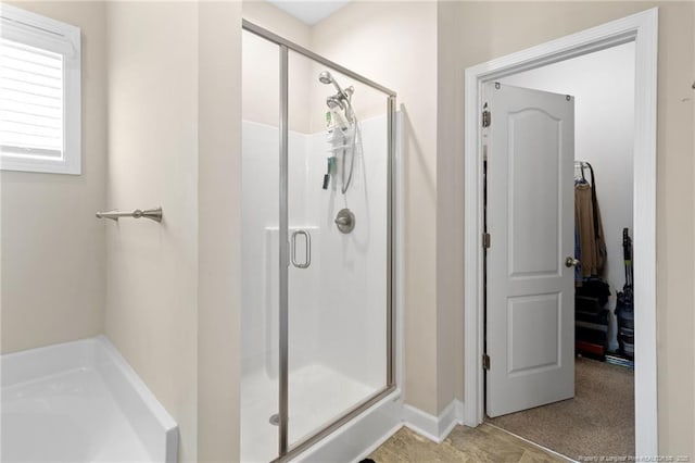 1657 Stackhouse Dr, Fayetteville, NC 28314 - bathroom with a shower stall and a garden tub